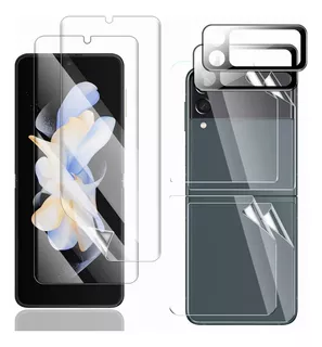 6 Mica Hydrogel Para Samsung Galaxy Z Flip 3+protector Lente