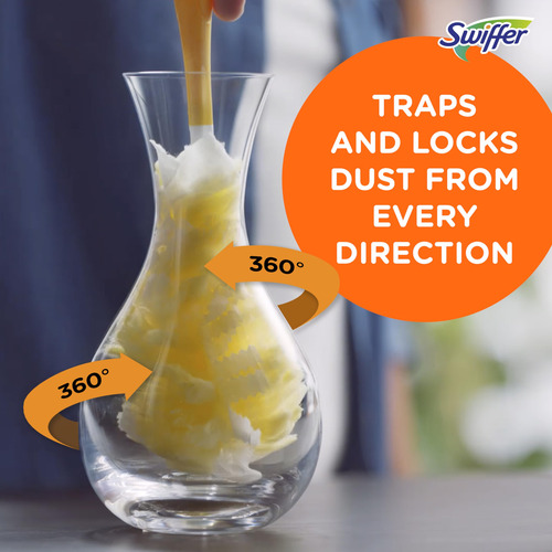 Kit Swiffer 360 Dusters Con Mango Extensible Y 3 Recambios
