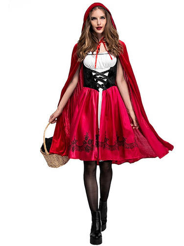 Imagen 3 de 6 de Disfraz Caperucita Roja Halloween Mujer
