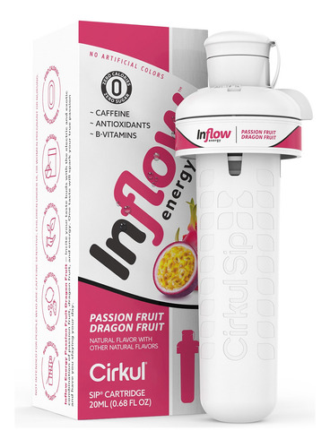 Cirkul Inflow Sabor Passion-dragon Zero Sugar Cartucho 20 Ml