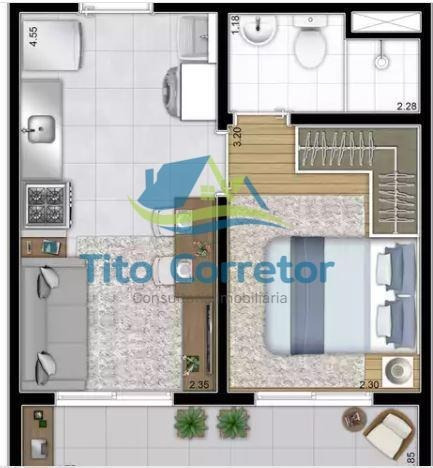 Imagem 14 de 15 de Apartamento Na Estação Patriarca - 13044