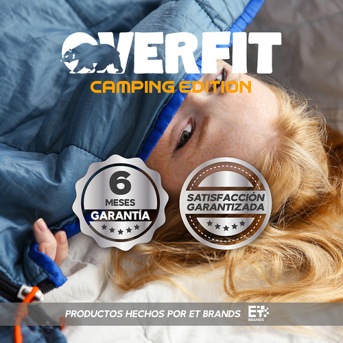 Saco De Dormir Termico 0 A 15 Grados Momia Overfit Camping
