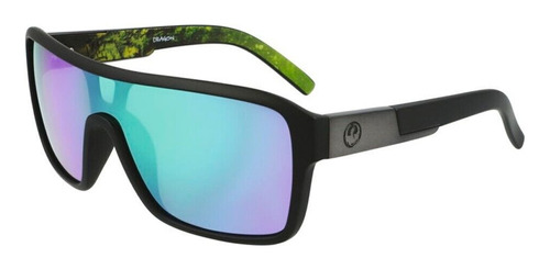 Lentes Dragon Remix Ll - Matte Black / Green Ion