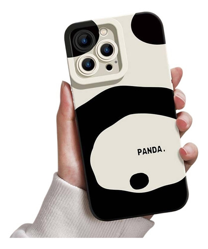 Funda De Blando Panda Para iPhone 11 12 13 14 15 Pro Max