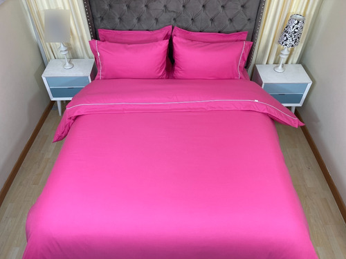 Duvet Queen Unicolor Fucsia