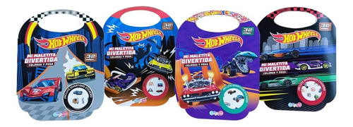 Colección Mi Maletita Divertida, Hot Wheels, 4 Pz Dreams Art