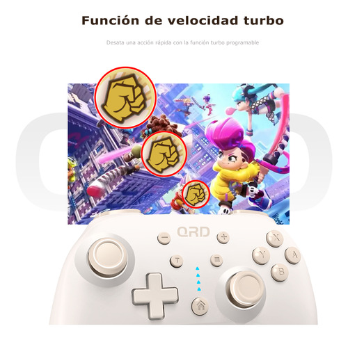 Control Joystick Inalámbrico Para Nintendo Switch Pc Gamepad Verde