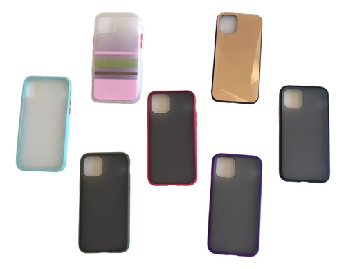 Fundas Smartphone Compatible Con iPhone 11 Mayoreo 7 Piezas