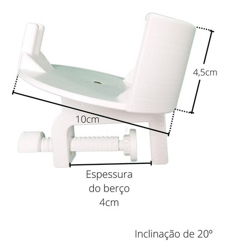 Suporte Para Babá Eletrônica Compatível Motorola Mbp36xlbu