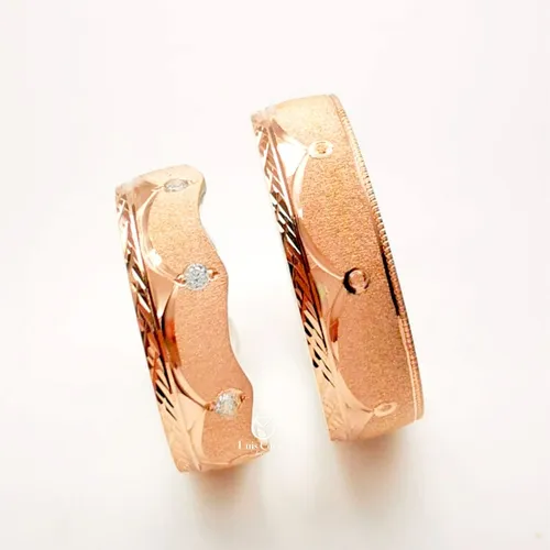 Argollas Matrimonio Oro Rosa Y Plata