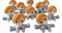 Comprar Souvenirs 10 Bebes Baby Shower Bautismo Varon Nena