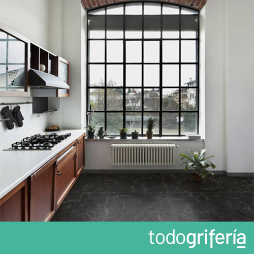 Porcelanato Portoro Cerro Negro Satinado 58x117 Rectificado