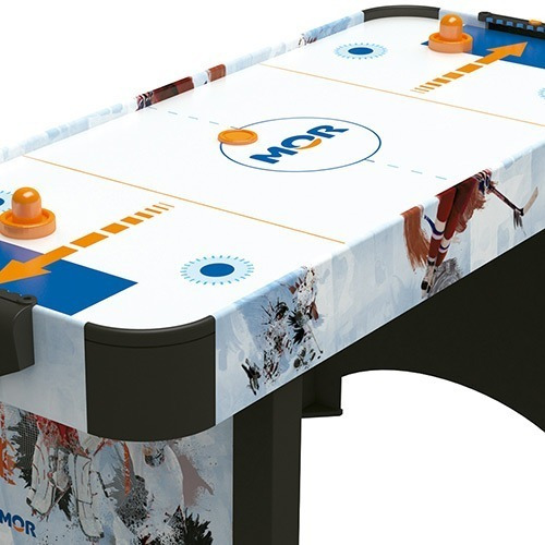 Mesa Jogo De Disco Air Hockey Rush Brinquedo Festas Casa Mor