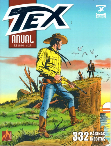 Tex Anual N° 23 - 332 Páginas - Em Português - Editora Mythos - Formato 16 X 21 - Capa Mole - 2021 - Bonellihq D23