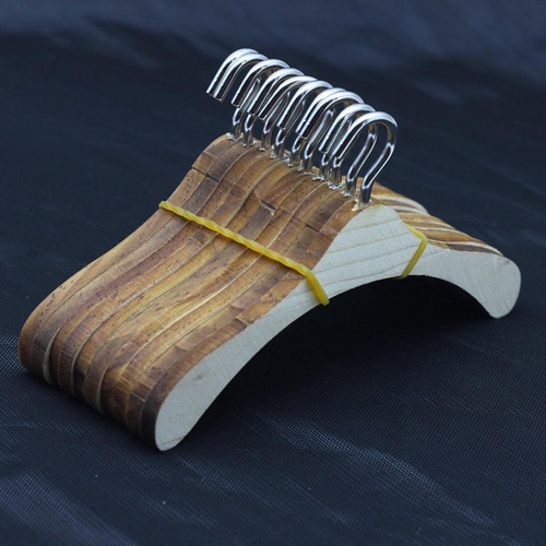 3 Perchas De Madera Para Casa De Muñecas Con Gancho De 12