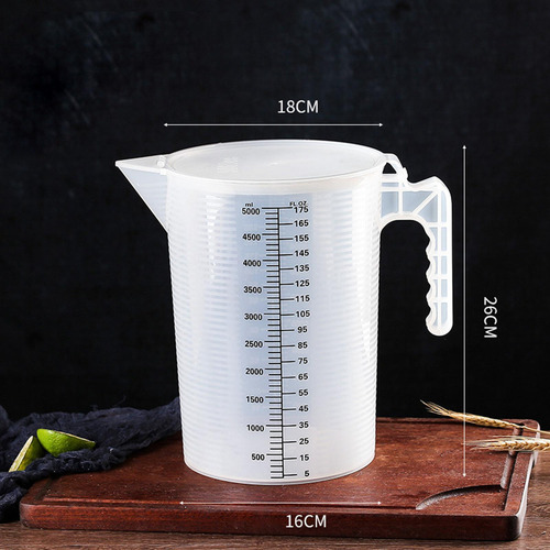 Jarra De Plástico Transparente Con Tapa De 5000 Ml Para