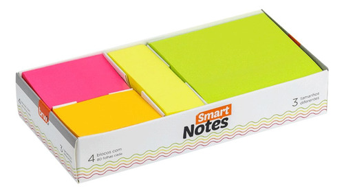 Notas Adhesivas Brw Post It Autoadhesivo Set 4 Colores