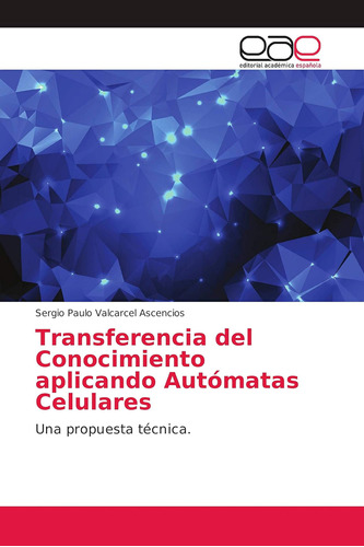 Libro: Transferencia Del Conocimiento Aplicando Autómatas