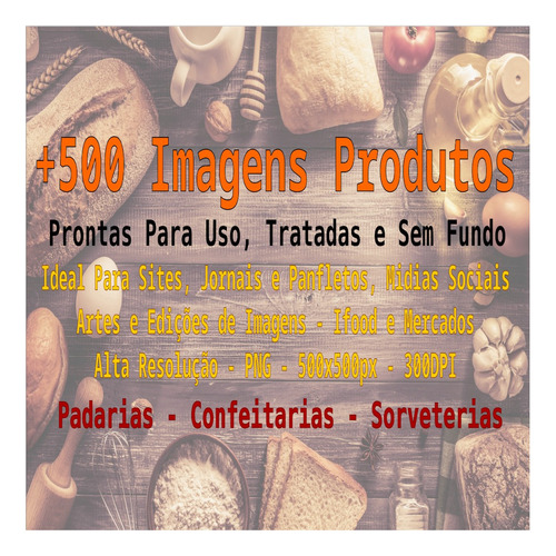 Pack 500 Imagens Templates Padarias Confeitarias Sorveterias