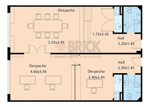 Imagen 2 de 29 de Oficina Apto Vivienda Viamonte 1300 - 69 M2 - Barrio Norte