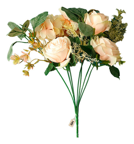 Soku Bouquet Rosas Flores Evento Quinceñera Boda Centro Mesa Color Coral
