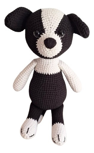 Amigurumi Peluche Perrito Border Collie, Hecho A Mano