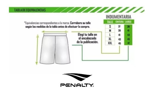 Imagen 4 de 6 de Short Penalty Block Masculino Antivirus Protección Uv50+