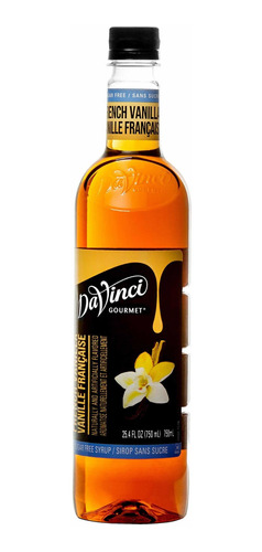 Davinci Gourmet Sugar Free French Vanilla Syrup, 750ml