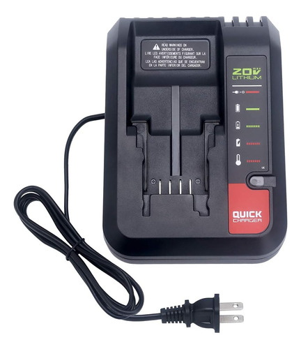 Cargador De Batería De Litio De 20 V Max Compatible Con Bate