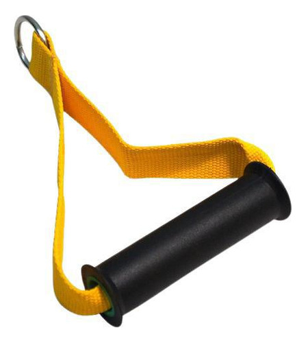 Puxador Estribo Nylon Simples Profissional Amarelo