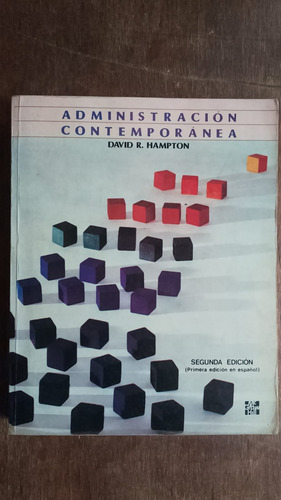 Administracion Contemporanea David R Hampton Mc Graw Hill (Usado)