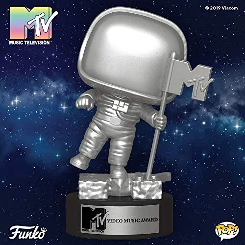 Pop! Iconos De Anuncios: Mtv - Mtv Moon Person, Multicolor