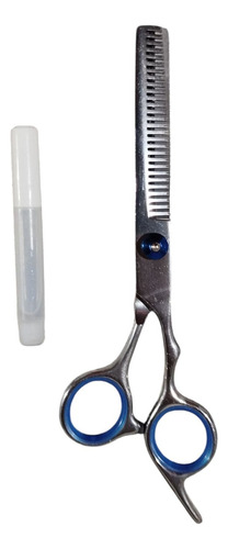 Tijera Para Peluquería Canina Profesional Con Dientes Color