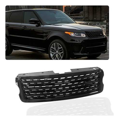 Parrilla Frontal Negro Brillante Para Land Rover Range