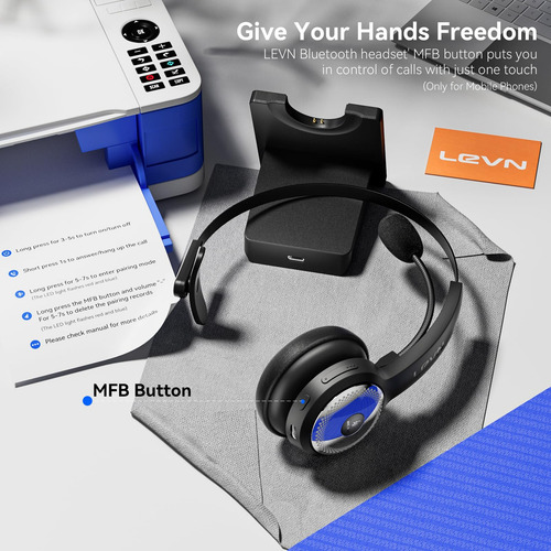 Auriculares Inalámbricos Bluetooth 5.0 Levn Con Micrófono, 3