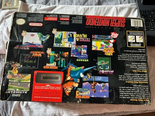 Consola Snes Super Nintendo Jr Sns-101 Genuina+ Caja+1 Juego (Usado)