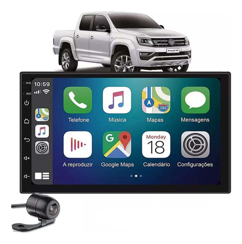 Central Multimidia Carplay Android Aut Vw Amarok 2010 A 2017