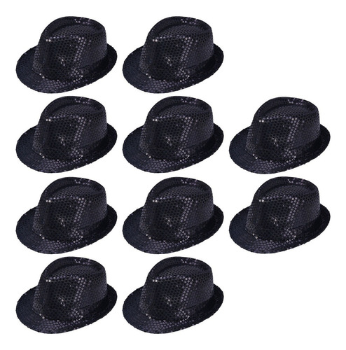 Sombreros De Lentejuelas For Mujer Shine Vintage Miss, 10 U