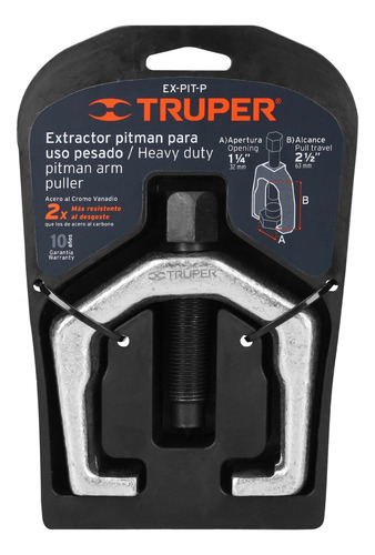 Extractor Pitman Alcance 63 Mm Uso Pesado Truper