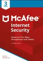 Comprar Antivirus Mcafee Internet Security 3 Dispositivos 1 Año