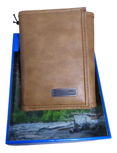 Billetera Trifold Columbia Hombre - Marrón