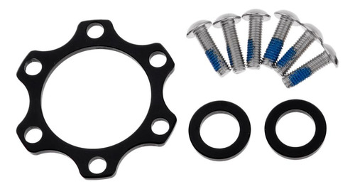 2x Aleación De Hubs Roscados 6 Bolt Bike Disc De Brida Kit