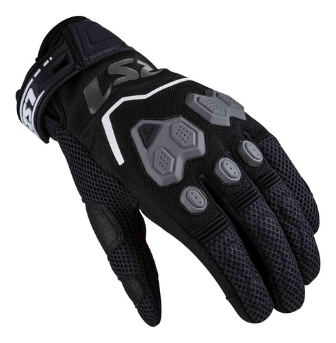 Guantes Motociclista Vel Ls2 Negro Vega Color Negro/gris Talla Xl