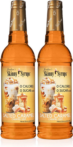 Jarabe Syrups Caramel Jordan's Skinny Sin Azucar 2 Pack