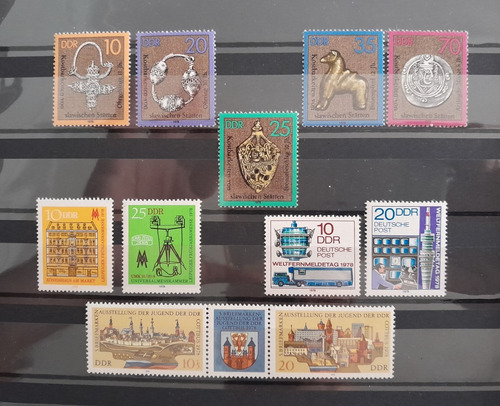 Estampillas Alemania Ddr, 4 S/c Nuevas Mnh 1978