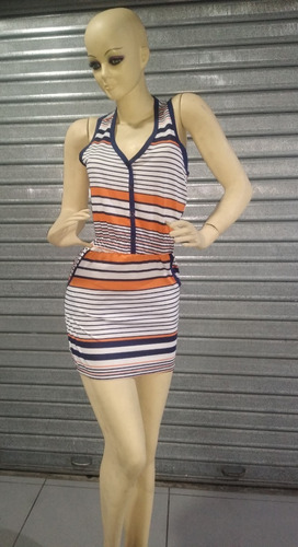 Vestido Corto De Verano Mujer Talla Standar