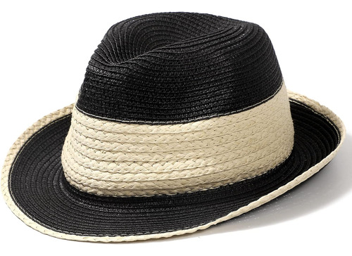 Fedora - Sombrero De Paja Para Mujer Y Hombre, Sombrero