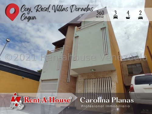 Casa Townhouse En Venta En Cagua, Urb Corinsa Conj. Resd. Villas Doradas 23-3846 Cp