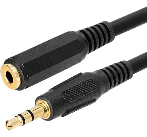 Cable Alargue Auriculares Miniplug Audio Auxiliar 1,5 Metros Negro Handa