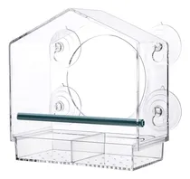 Comprar Comederos Para Pájaros De Ventana Con Ventosas Fuertes, Come